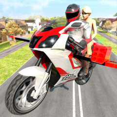 Flying Motobike Driving Simulator